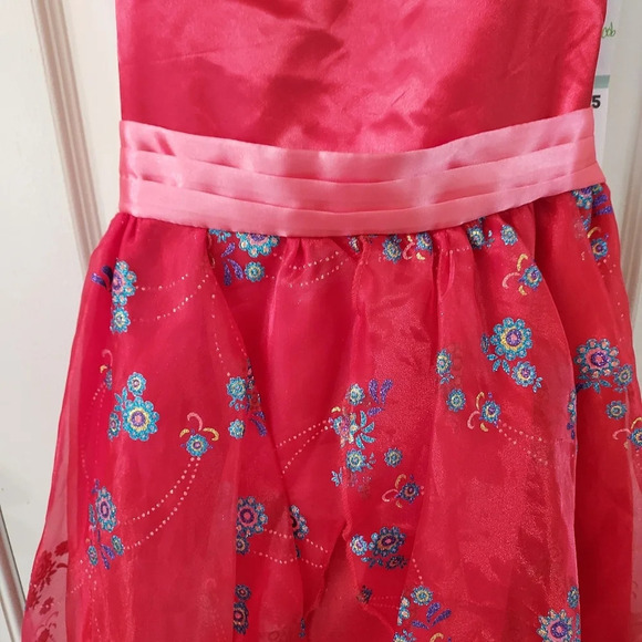 Disney Elena of Avalor Prestige Ball Gown Girls' Costume in Size 7/8 Medium - Picture 4 of 15